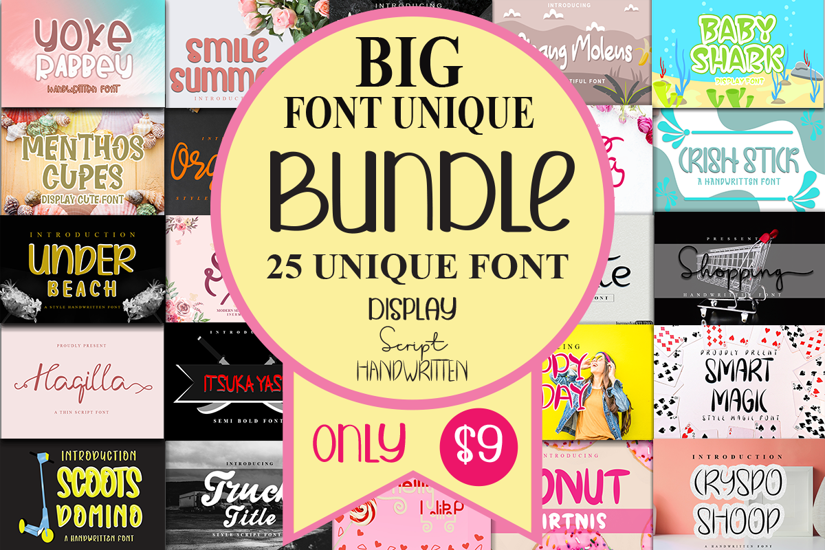 Unique Font Bundle